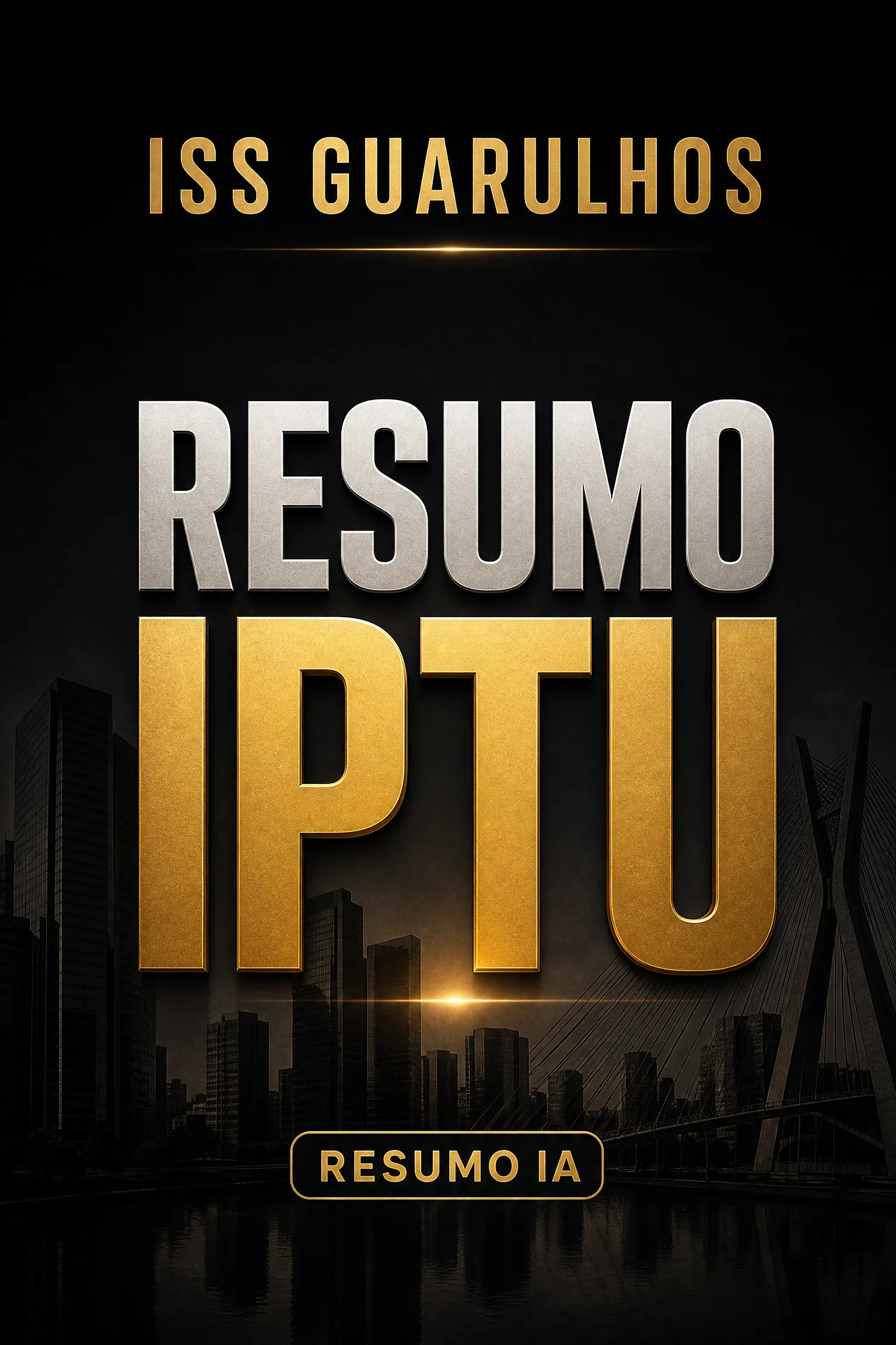 Capa do resumo de Imposto Predial e Territorial Urbano