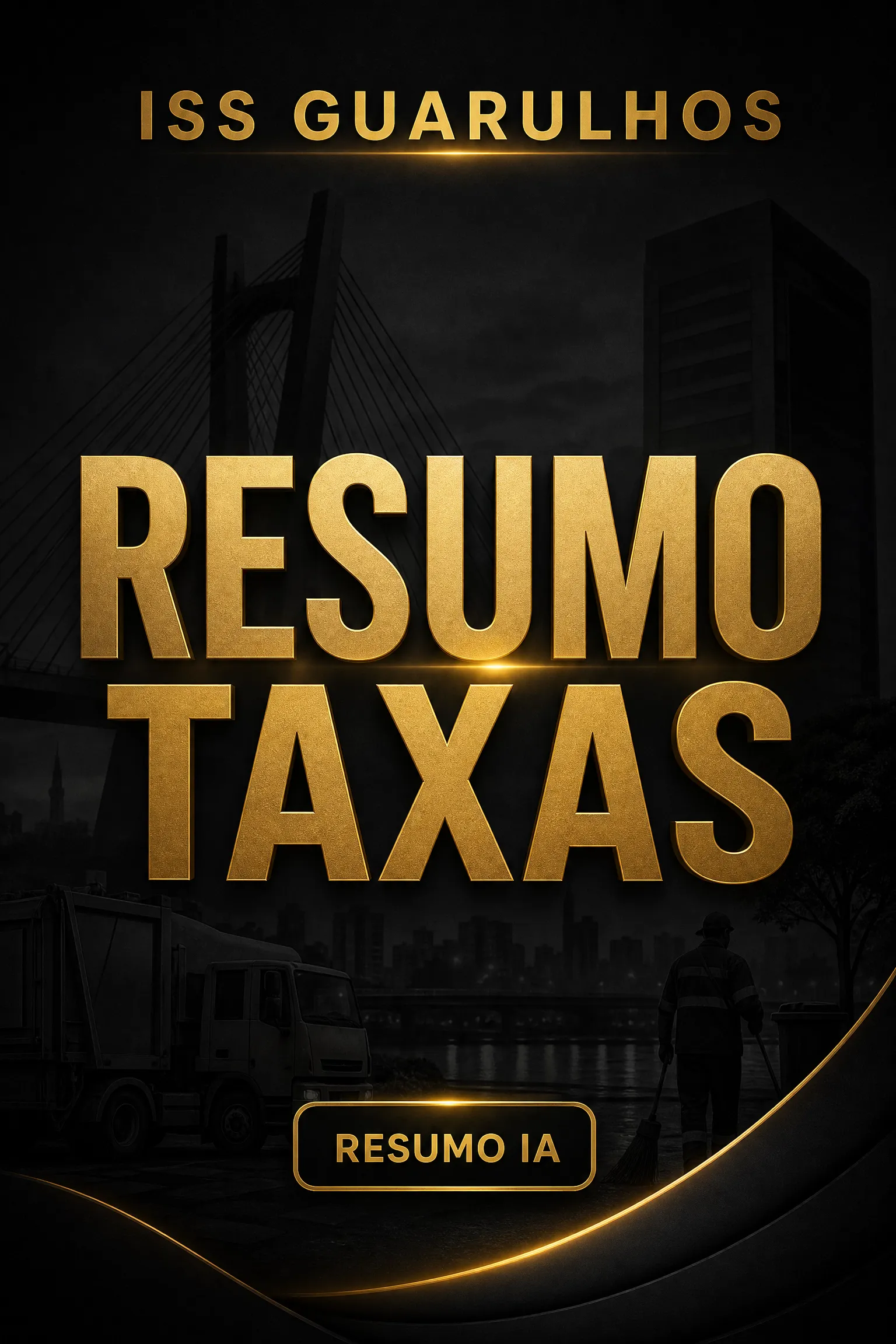 Capa do resumo de Taxas Municipais